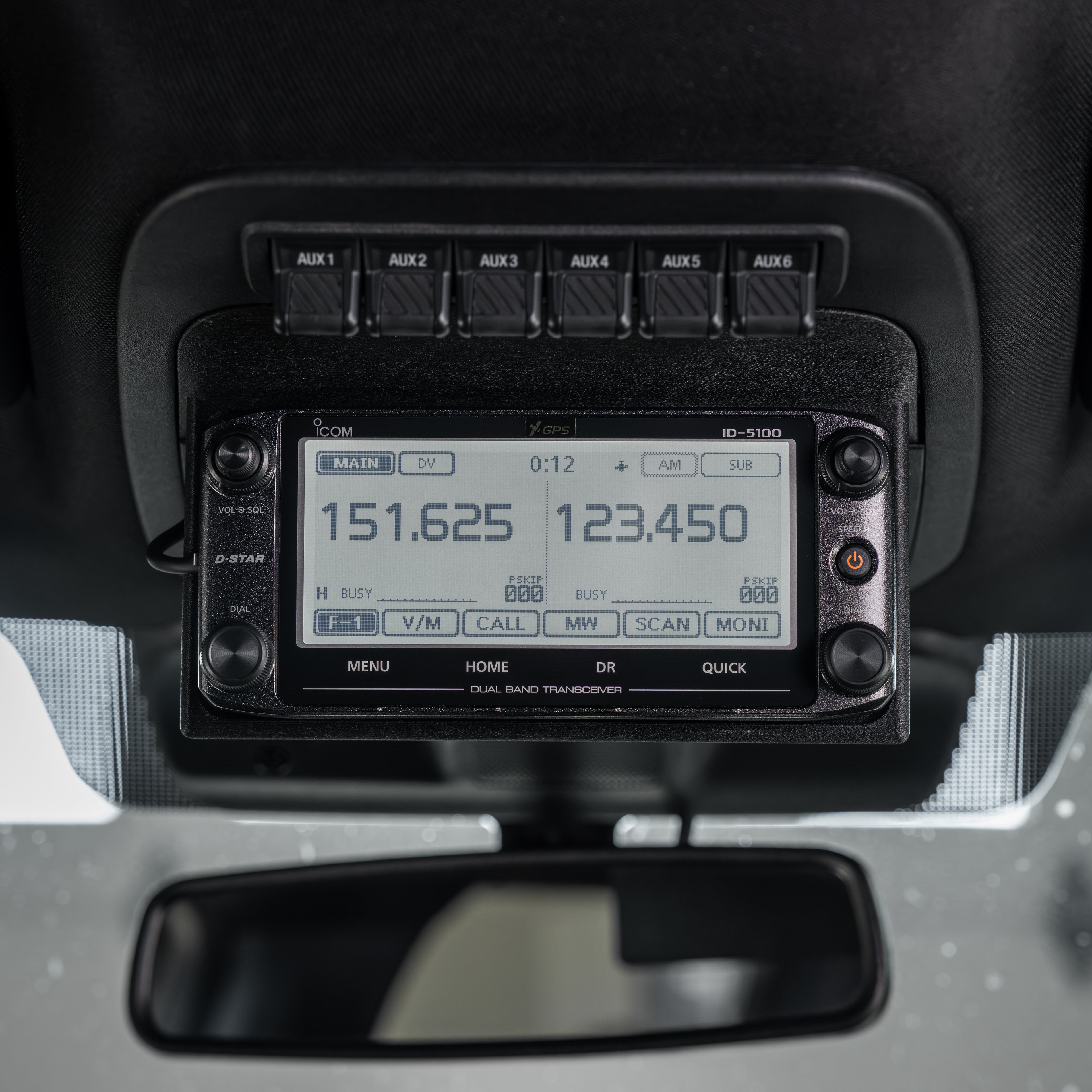 Icom ID-5100 Overhead Mount